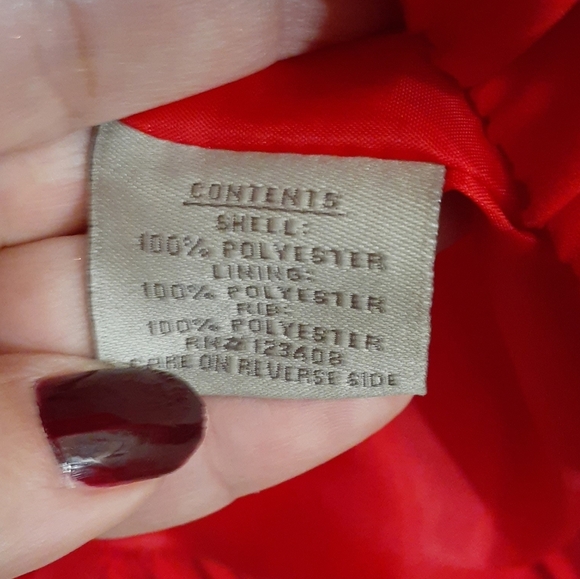 Budweiser Red Golf Windbreaker - Med -missing snap - Picture 6 of 7